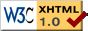 Valid XHTML 1.0